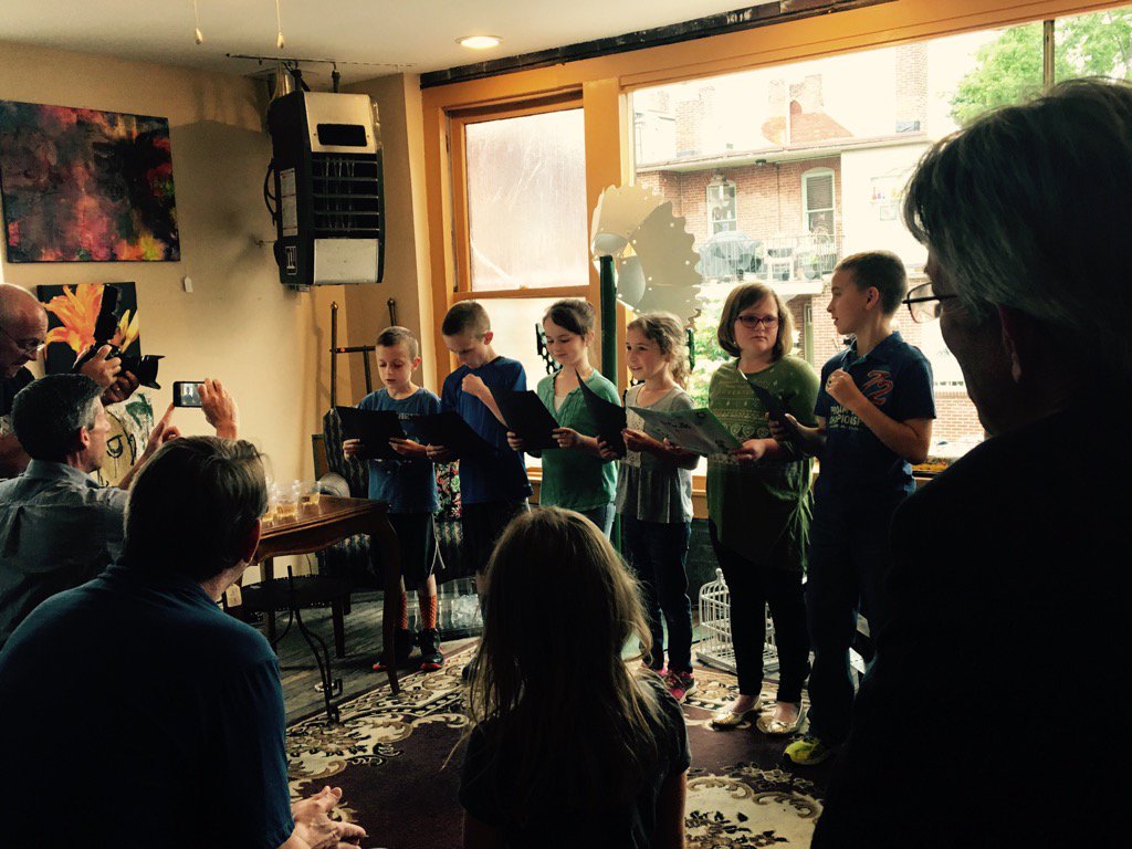 Second graders making a special presentation to some local business owners. WELL DONE!! <a href="/mrspeckmann301/">Team Peckmann</a> <a href="/mem76rt/">Matthew E. Miller</a>