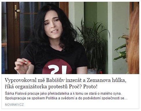 Podhradi's tweet photo. Skvělý rozhovor :)
https://t.co/mVGlh6mizE #ProcProto https://t.co/lZRXudrxLp
