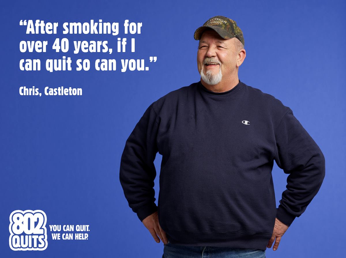 WPforP's tweet image. Know someone who is looking to quit? 802Quits provides free resources and help:
ow.ly/zLJq30c0YRi #802Quits #quitsmokingVT