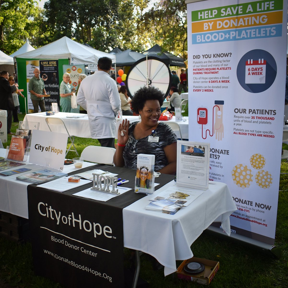 DuarteChamber's tweet photo. We are forever grateful to #CityofHope for their continued support of #TasteofDuarte. @CityOfHopeBDC https://t.co/QJX0KXx5Wn