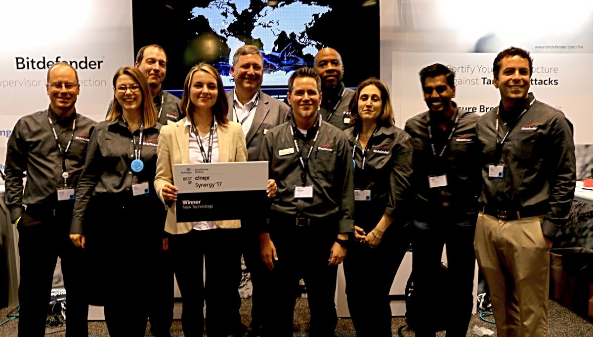 Congrats to the #HVI team for winning #bestnewtechnology at #citrixsynergy bit.ly/2s08j1d