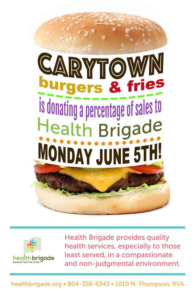 CarytownBurgers's tweet photo. Make a difference on June 5th! Our "mothership" location is donating a % of sales to the #HealthBrigade!
Teamwork. Communication. Respect. https://t.co/SEChkZL77y