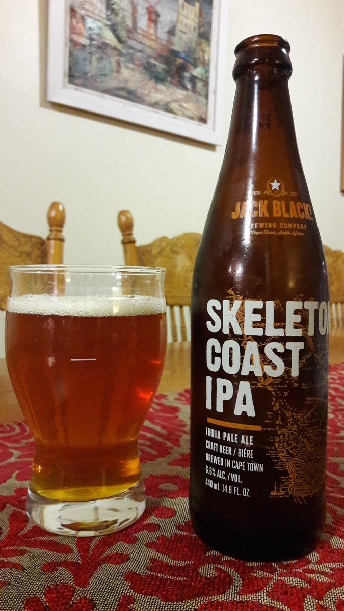 Matt_the_awesom's tweet photo. Having a Skeleton Coast IPA by @JackBlackBeer This beer never seizes to impress! Perfect balance of hops with a solid malt backbone! #IPMay https://t.co/6BeR5116Yi