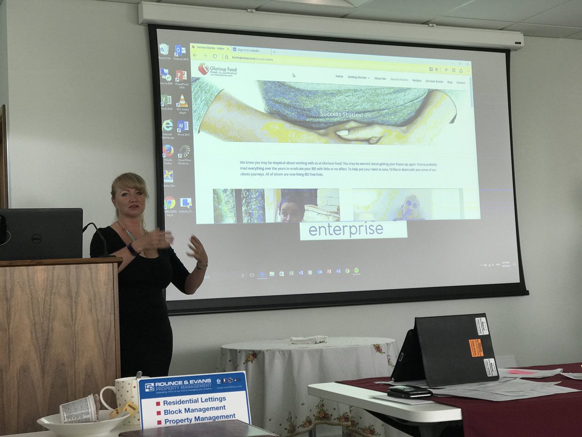 KingsLynnBNI's tweet photo. So far in 2017 we've generated £721,329. A yummy 10 mins this morning from @food_helen including some of Helen's own recipe chocolates #BNI https://t.co/zshhUfRpmk