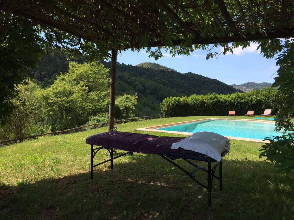 GoCyclissimo's tweet photo. The perfect place for a recovery massage and hydro after a day riding in the #Tuscany hills. https://t.co/RB7Kk64Lsx https://t.co/7mw6UGGfbE