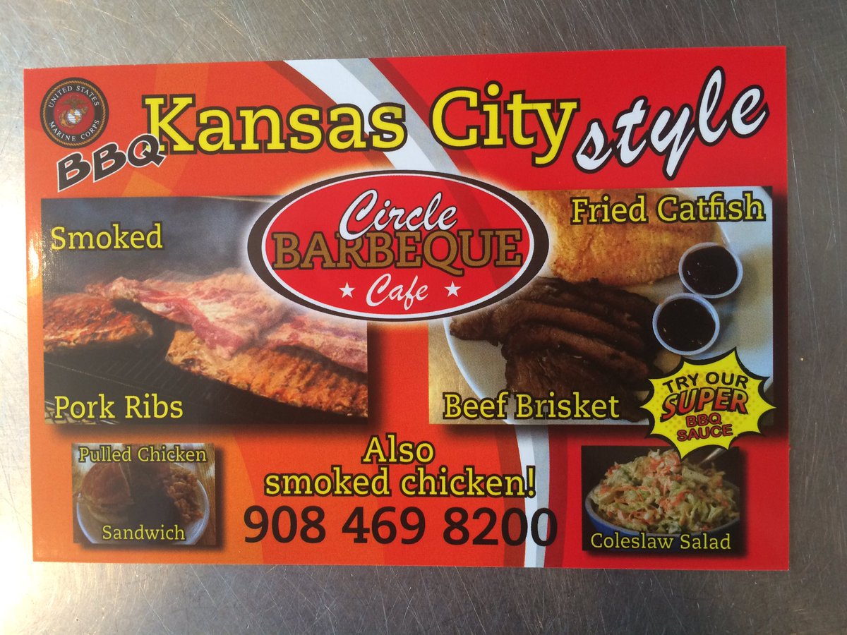 #Elizabethnj #Brisket #PulledPork #Catfish #StLouisRibs <a href="/CircleBBQ/">Circle BBQ</a>
