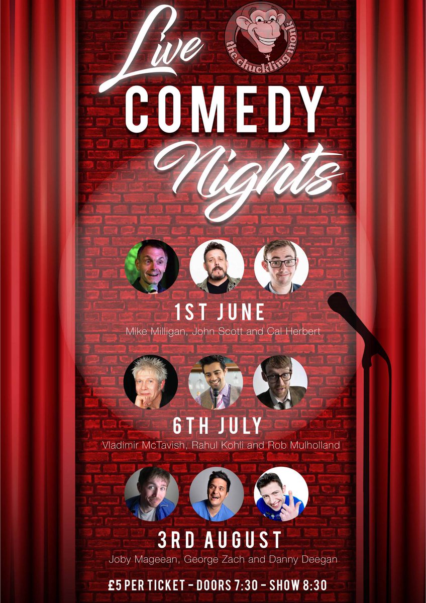 1 week! <a href="/ChucklingMonk/">The Chuckling Monk</a> <a href="/LoveHeaton/">Love Heaton</a> <a href="/VisitHeaton/">Visit-Heaton</a> <a href="/HeatonHerald/">Heaton Herald</a> #livecomedy #local #sjf