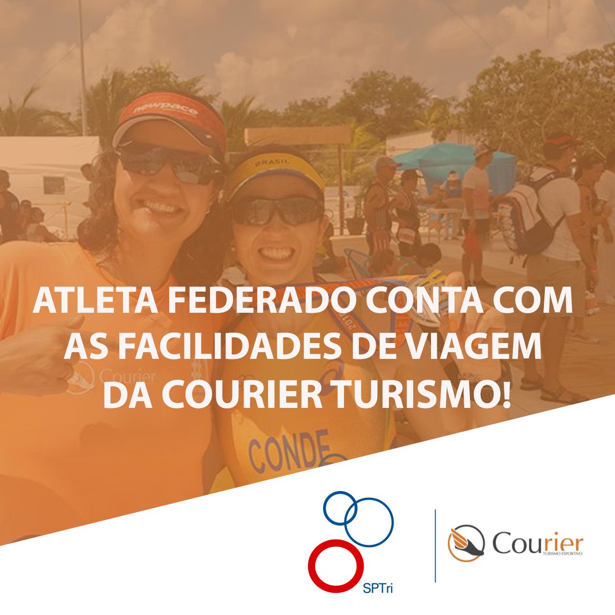 triathlonSPTri's tweet photo. A @courier_turismo é a agência número 1 em Triathlon no Brasil e também é parceira da SPTri! https://t.co/Eh2RNDSkOM https://t.co/FlQNtPtVsu