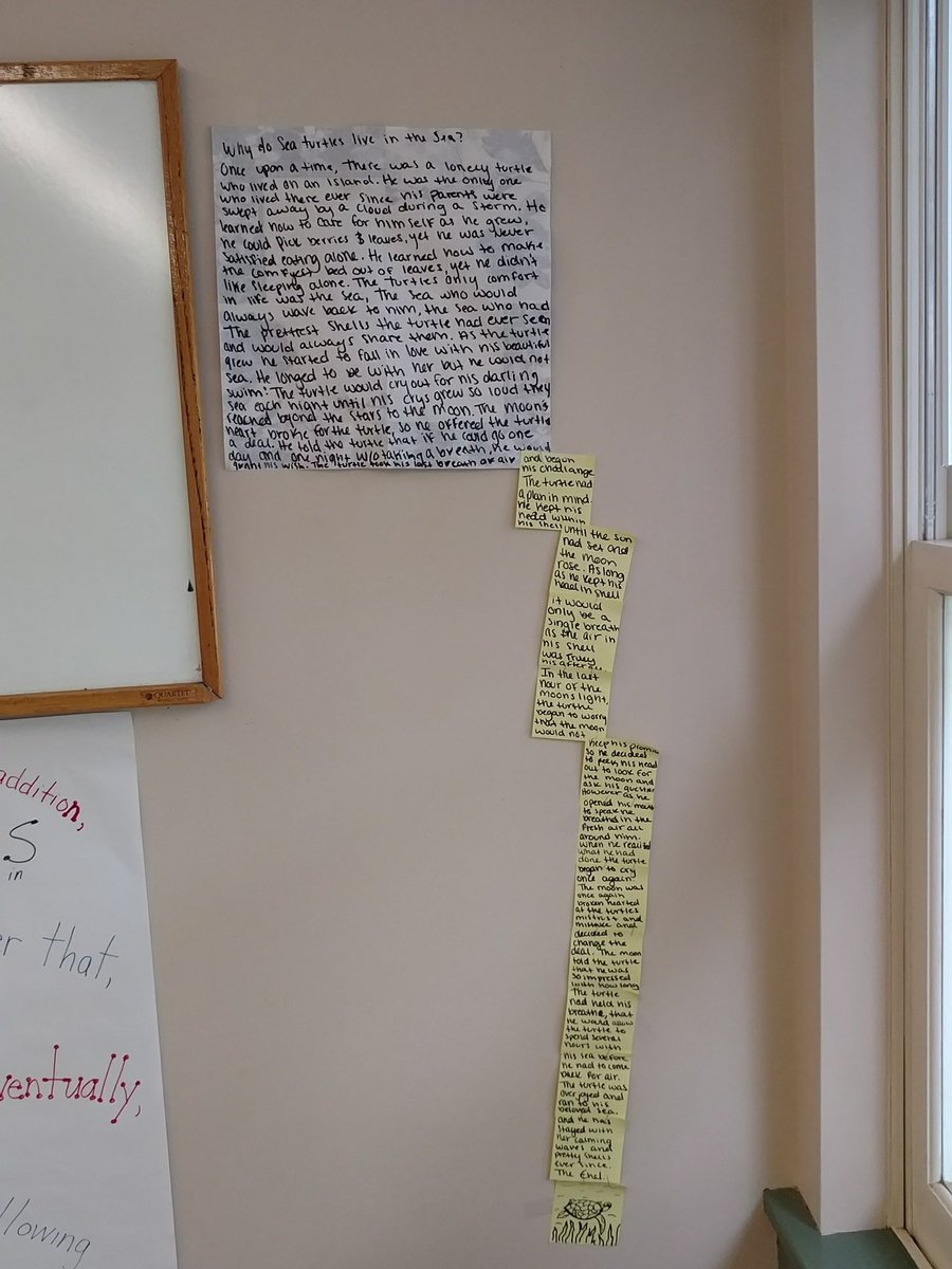 KamiMulzet's tweet photo. My daughter was inspired to write this folktale while working as an intern in a second grade classroom. #makingwriting   #foundpaper #writer https://t.co/v0E4lqhssO