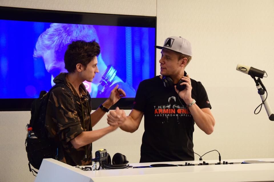 Armadacaptivate's tweet photo. #TBT to when @DavidGravell visited @arminvanbuuren in the @asot studio for #ASOT813! #Discover https://t.co/XhtZ3sm7FA