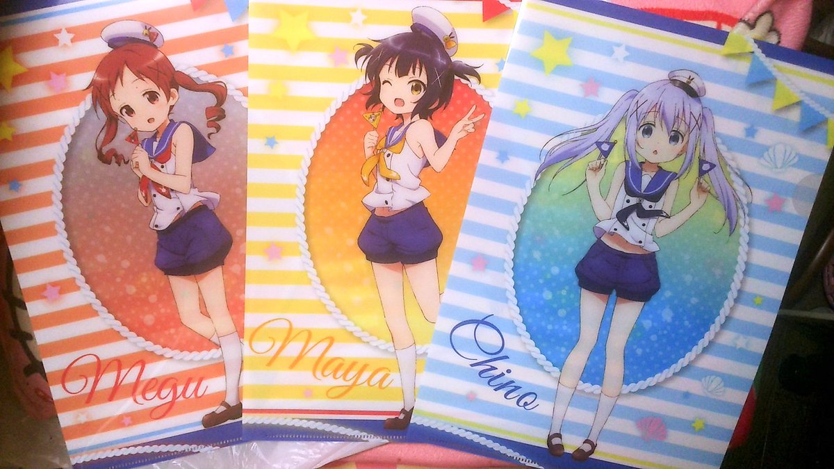 ばしみけ 346pro P 遅くなったけど やっと見つけたわ ごちうさローソンコラボのクリアファイル 買おうか迷ったけど 全体絵が前回の海賊 とするなら 個別でセーラーを確保すると丁度絵柄的にも良いし 揃えておくかなと ごちうさ ローソン チマメ隊