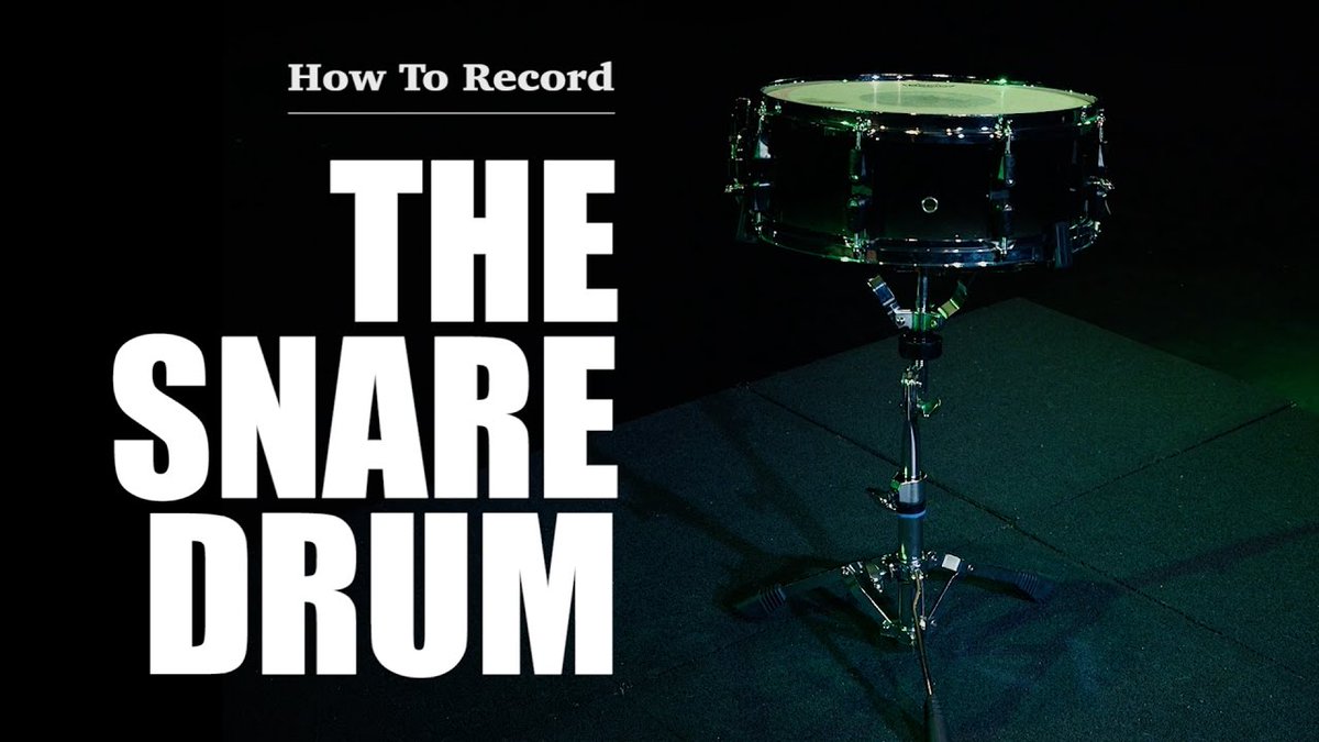 youtu.be/O3hk8e8WvAY Seems the <a href="/shure/">Shure</a> SM57 is my go to for many applications. Snare Drum is one of them.