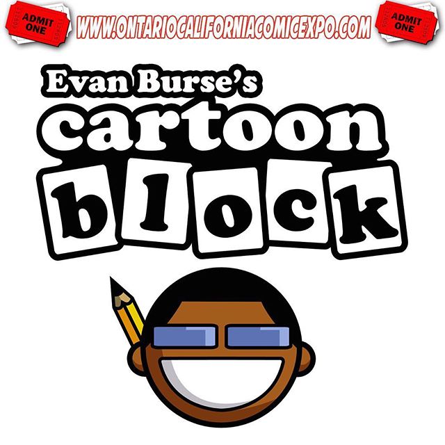 OntCaComicExpo's tweet photo. The Ontario California Comic Expo WELCOMES, Evan Burse! #cartoonblock #animation #OCCE #cartoon #socal #animeexpo #teentitans #hulk #batman https://t.co/ZZ8rym3dJE