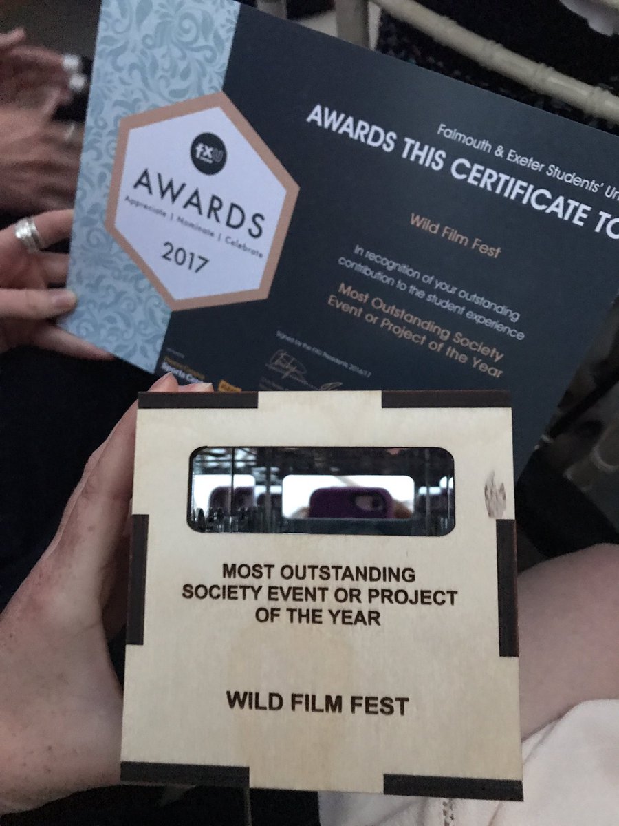 Celine Gamble (@celinegamble) on Twitter photo Thank you very much @FXUtweet !!! <a href="/WildFilm_Fest/">Wild Film Fest</a> won most outstanding society event of the year 😮🦁🐼🐸 Thank you very much @FXUtweet !!! <a href="/WildFilm_Fest/">Wild Film Fest</a> won most outstanding society event of the year 😮🦁🐼🐸