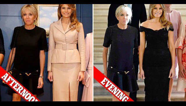 La robe de Brigitte Macron moquée sur le Net DAsxgcOXcAAW6-B