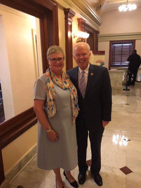 ACSCANNJ's tweet photo. Thanks to @PatrickDiegnan for meeting today and agreeing to support funding for tobacco control and cancer research #NJCancerActionWeek https://t.co/iRGx9gDiC6