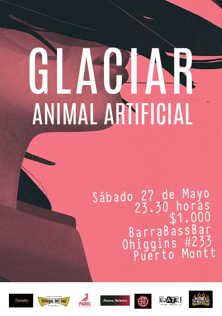 BarraBassbar's tweet photo. [Sábado] ►Desde Osorno llegan con todo el RockAlternativo #GLACIAR​ ,junto a los locales d #AnimalArtificial//#PtoMontt

#NosVemosEnLaBarra https://t.co/tqM1bdkXLL