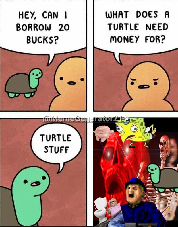 GonePlant's tweet photo. #1 5/25/17 #cartoon #ifunny #wolfenstein #turtlestuff #turtle #spongebob #dankaf #nibba #🅱 #killme #ironic #dankmemes #dankass #meme #death https://t.co/6PiVV9ZP50