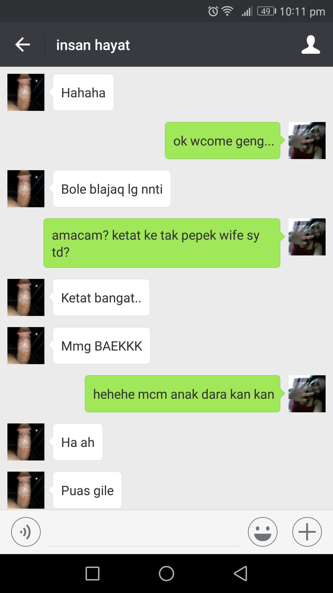 Id janda kuching wechat Seks awek