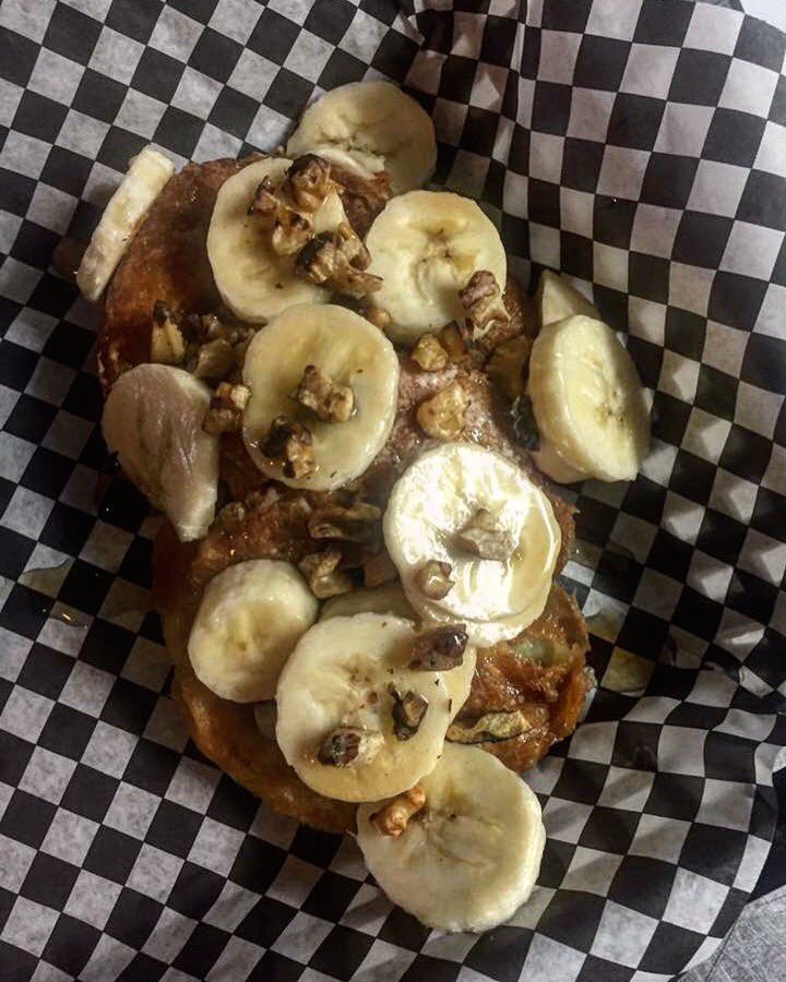 Banana nut beignets! #fairhope #beignets #eatpetes #paninipetes