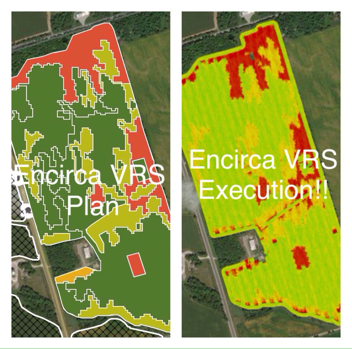 Cheech_Cheech's tweet photo. Encirca Variable Rate Seeding scripts getting laid down in middle eastern ON this spring. Thanks to our many co-operators #neverstopgrowing https://t.co/89XXE6gZYY