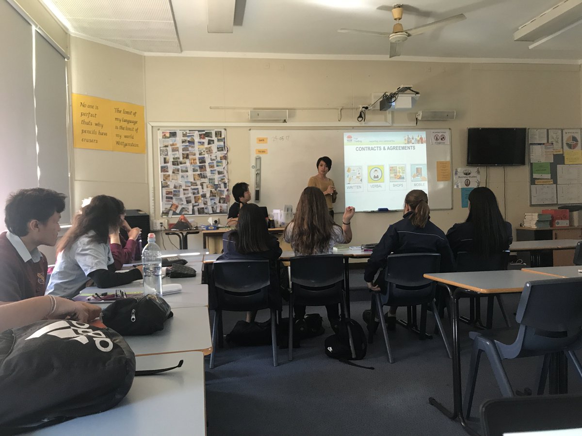 Fairfield_HSIE's tweet photo. Year 10 Commerce get a visit from Department of Fair Trading. https://t.co/hnvOAU276w