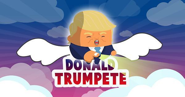 #DonaldTrump te desafía a vencerlo en su nuevo juego par Android. Descargalo Gratis bit.ly/PlayTrumpete