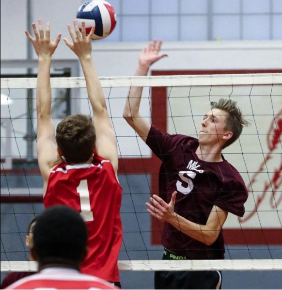 .<a href="/MillisMensVball/">Millis Mens Vball</a> fights off <a href="/HawkNationAD/">Peter Boucher</a> to win their first playoff game ow.ly/xWQl30c3rUG