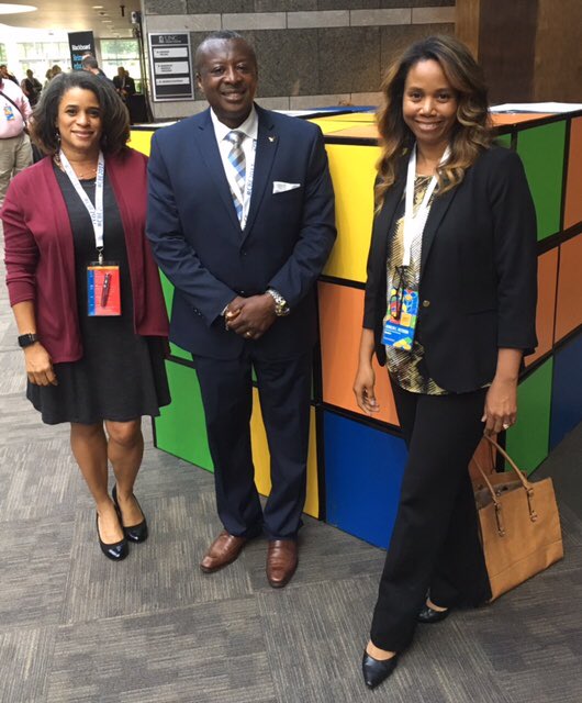 NCCUSOE's tweet photo. Drs. Dunston, Bull and Patterson present on the SOE's Competency Based Ed grant - which will provide NC TAs with another path for licensure. https://t.co/lC5fR6xhDg