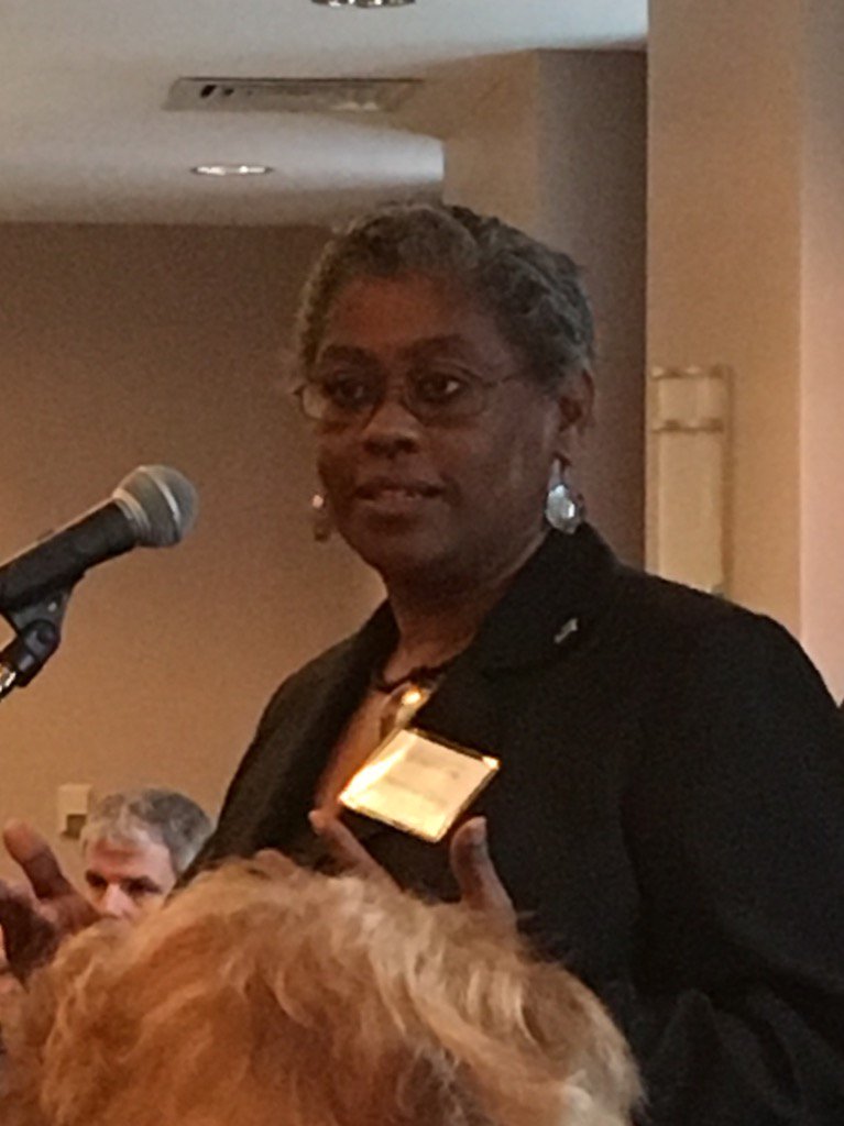 mltraina's tweet photo. Dinner with @holy_cross hon degree recipients.  Humbled by Clementina Chery's strength and generosity. @LDBpeaceInst https://t.co/7XyNed80Yz