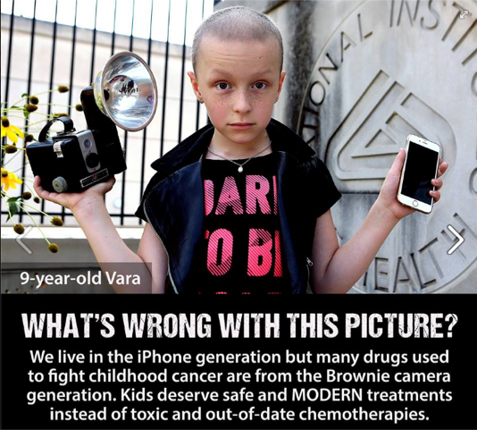 CancerCuresader's tweet photo. It's easy to #picture why we need to #accelerate #pediatriccancer #research. #MoonshotKids #cancerresearch #endchildrenscancer https://t.co/J4EYcKUpQT
