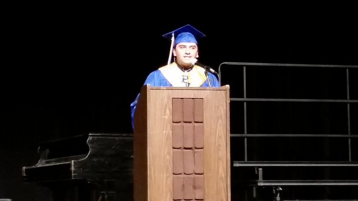 tucsonunified's tweet photo. Yusef escaped persecution in Iraq and is now a #TUSDGrad at @pvtitans https://t.co/zt1l0JQvUV