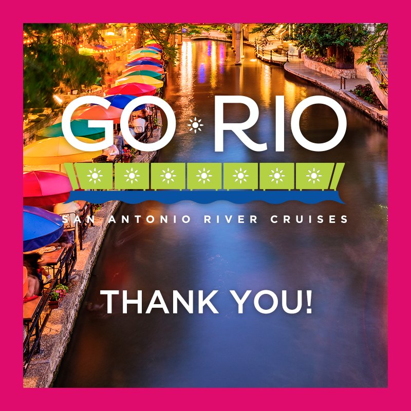 #SanAntonio made its choice -- thank you for keeping it local. Get ready for your new River Walk experience. #GoRioSA