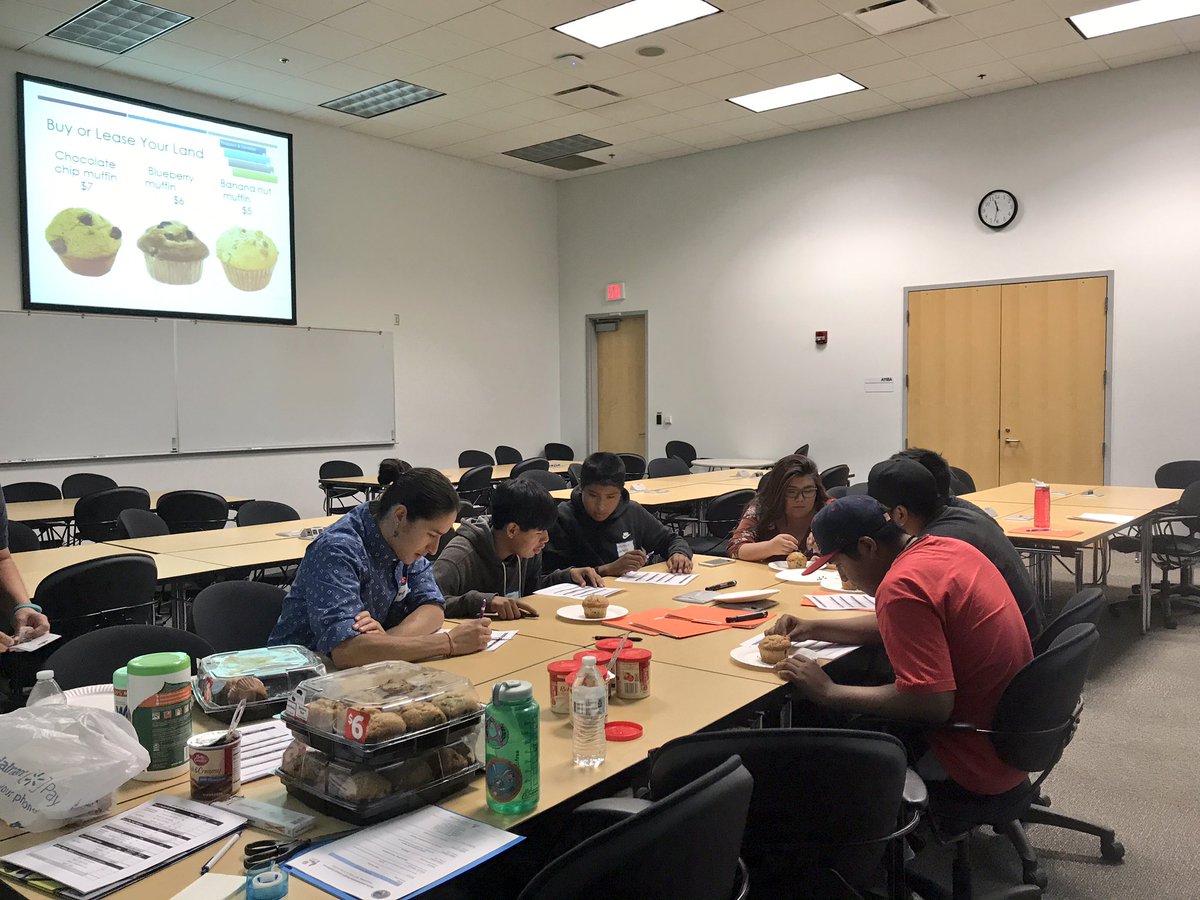 1NativeSoilNerd's tweet photo. Fun morning working with students from Ha:san Prep, discussing #enviromentaljustice in #nativecommunities via muffin #miningreclamation https://t.co/piw3n3gGNg