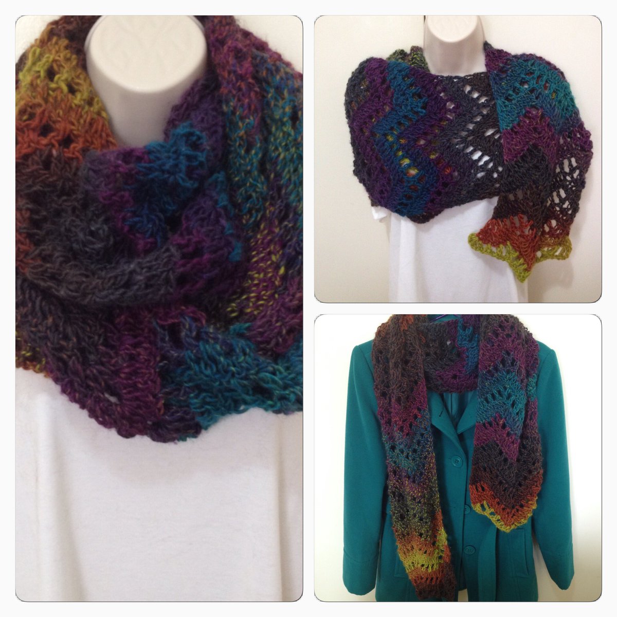 wildsaltspirit's tweet photo. Just finished this beauty after a recent sale, so now it's ready to ship again in the shop!  https://t.co/biEbjomWV8 ☃️🌬❄️ #scarfseason https://t.co/roNehW17aw