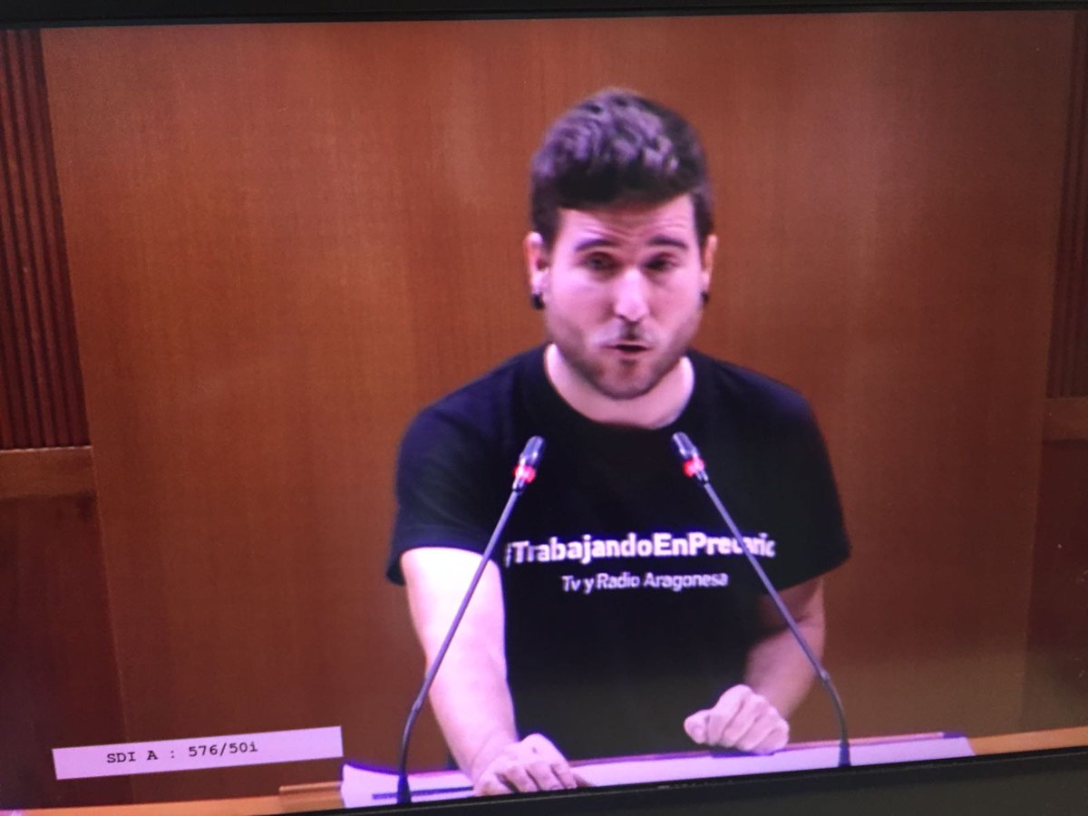 <a href="/FurorTelevision/">Furor TV</a> en tv pública d Aragón las subcontratas estamos #TrabajandoEnPrecario llevamos + d un mes con movilizaciones. Difusión
