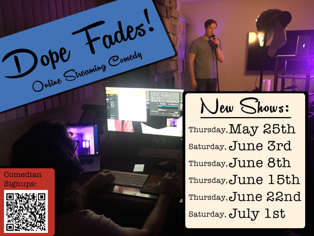 dope_fades's tweet photo. DOPE
F
A
D
E
S

OPEN MIC TONIGHT at 9pm on #twitch &amp; #YoutubeLive SIGNUPS: https://t.co/K2iBcUZEl8 https://t.co/tnrDKcLjVg