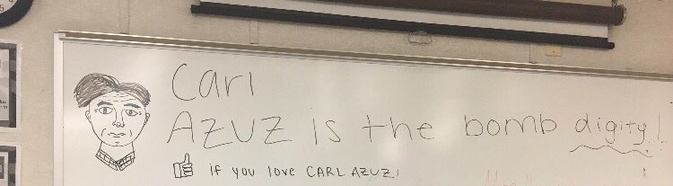 sarasixx_'s tweet photo. Carl Azuz is the bomb diggity! @CarlAzuzCNN @ejm852 @lauracaitalder #carlazuz #welovecarl #cnn10 #cnnstudentnews https://t.co/MJiNlpyK7w