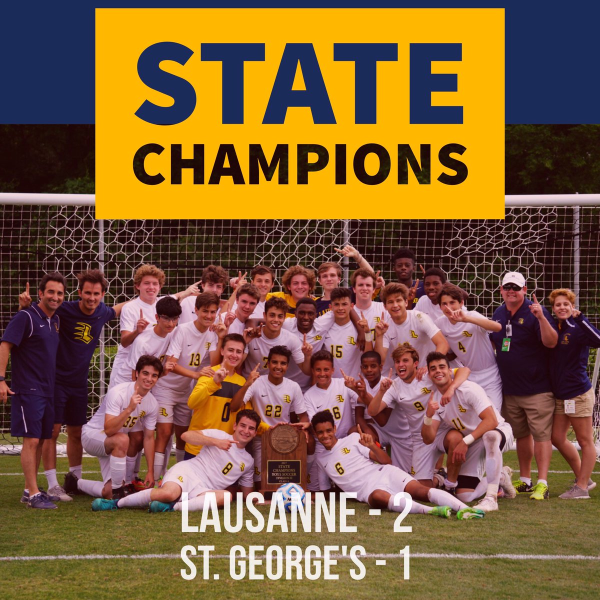 LausanneLynx's tweet photo. With :54.5 seconds left in sudden death overtime, Lausanne scores the golden goal to win the state championship! #witnesslynxhistory https://t.co/PAMnceUY2c