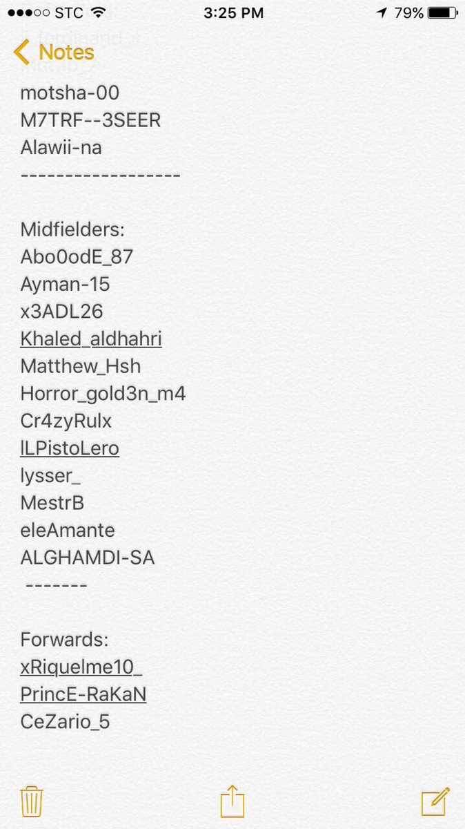 FIFA_VPNSA's tweet photo. من ضمن مشاركات المنتخب السعودي للبروكلوب هذا الموسم هي كاس العالم 2017 وهذي هي القائمه المستدعاه لتمثيل المنتخب في البطوله #برو_كلوب @iFVPA https://t.co/RMzuMV1cRb