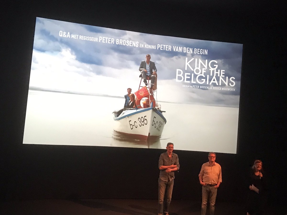 Q&A met regisseur en hoofdrolspeler #KingoftheBelgians in #Eye. Prachtfilm, gaat dat zien!