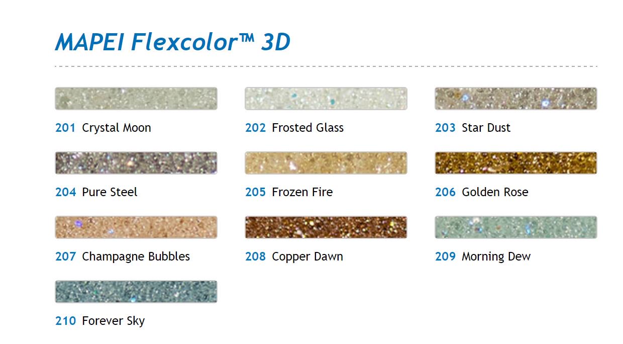 Mapei Usa On Twitter Have You Seen The 10 New Designer Colors Mapei Flexcolor 3d Is A Translucent Grout With Iridescent Effects Https T Co Hh3uxwzzwb Https T Co 1cujt6opc7