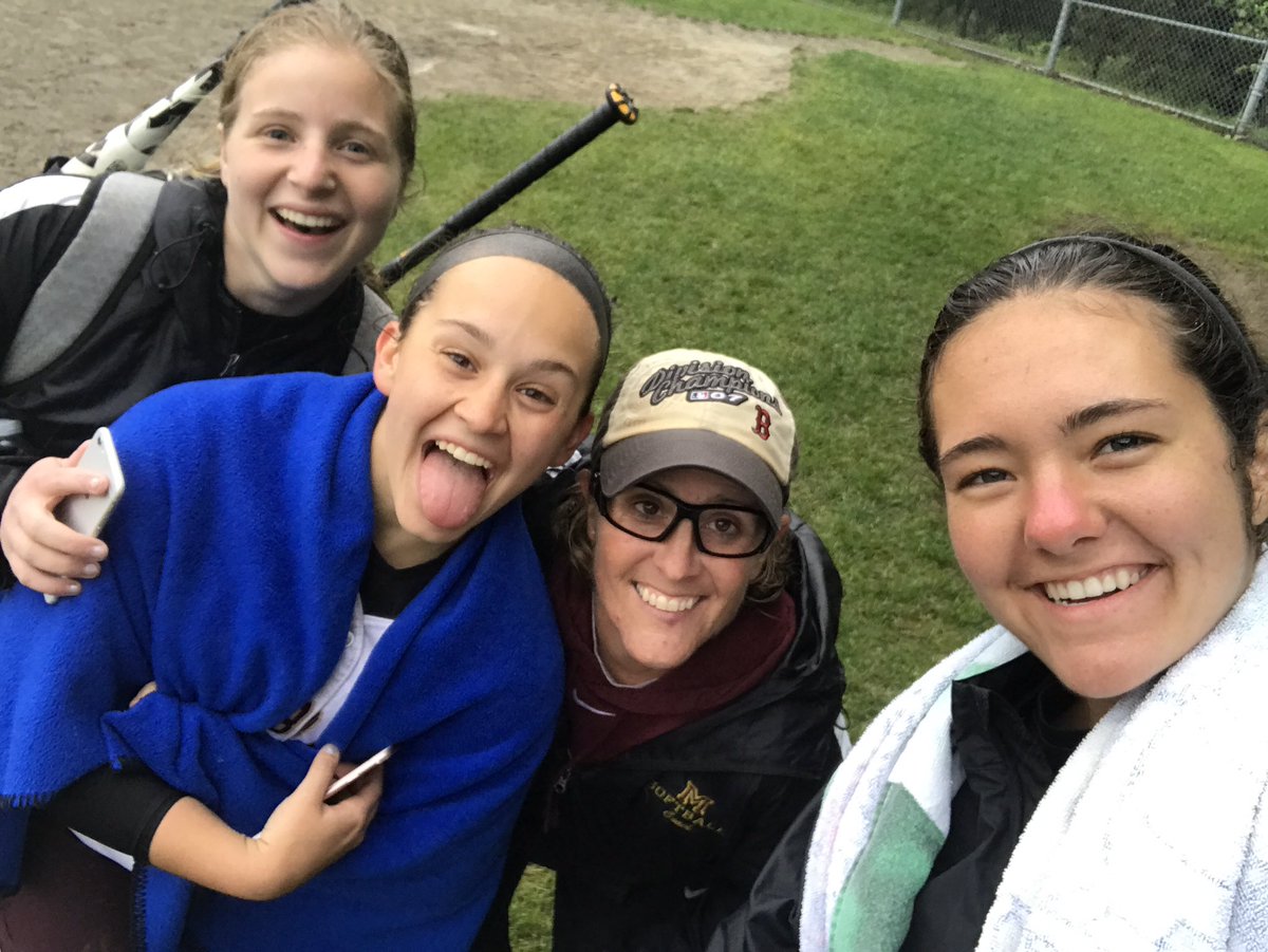 Beautiful day for a softball game! After 7 soggy innings... came out on top 17-6. @WoolieJrSrHS @clowe_millbury <a href="/WoolieNews/">Woolie News</a>