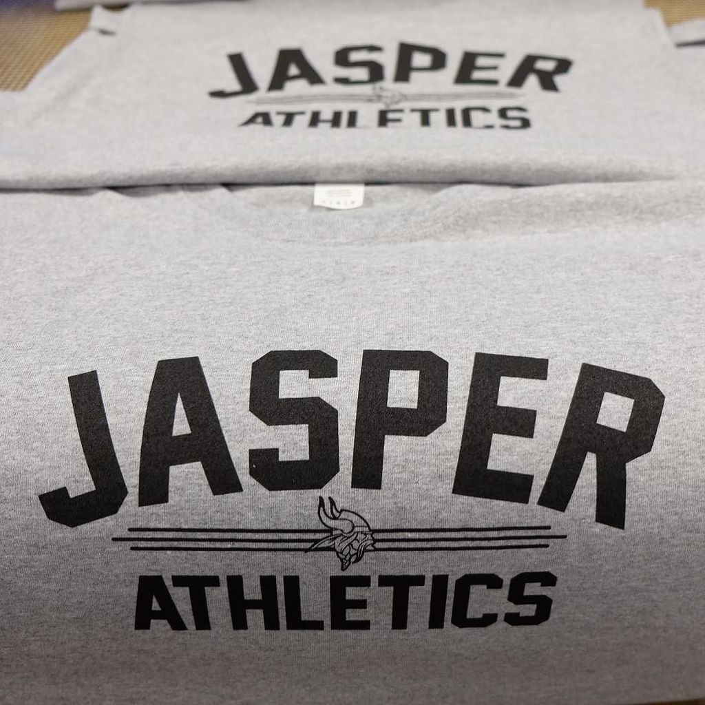 designsonyoucom's tweet photo. #PrintingToday Shirts for #JasperHighSchool Ladies' Basketball #JHS #govikingsgo https://t.co/cnNXsH606U https://t.co/WYKRBfDQqP