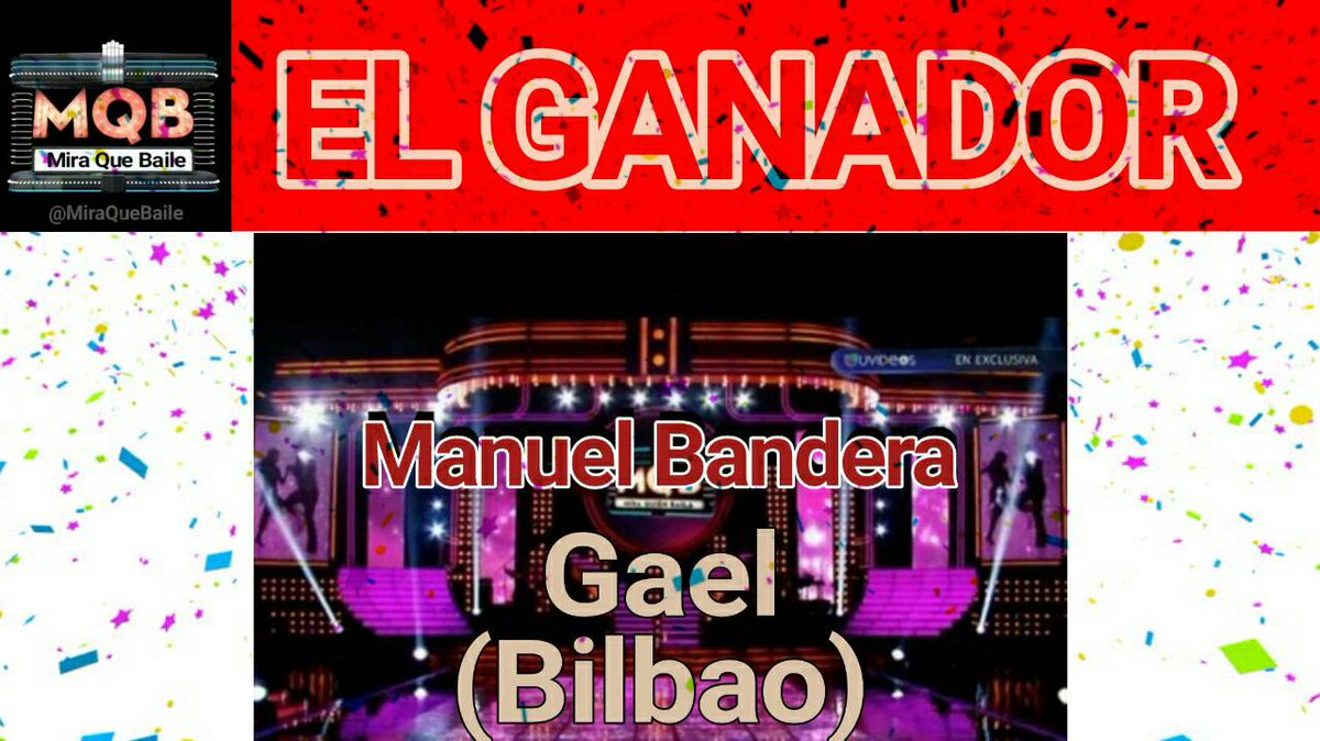 Masderedes's tweet photo. Gael gana la primera edición de @MiraQueBaile ¡Felicidades!.
La gala final al completo ▶ https://t.co/BZTQezGOV2 #MQBfinal https://t.co/EQ8XIZCvyc