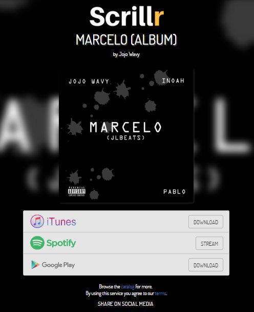 scrill_la's tweet photo. Jojo Wavy @JojoWavy87 - MARCELO (Album) | (#StreamingLinks) @Scrillr https://t.co/JXSt9vuNYy https://t.co/Vsc2V89y1H