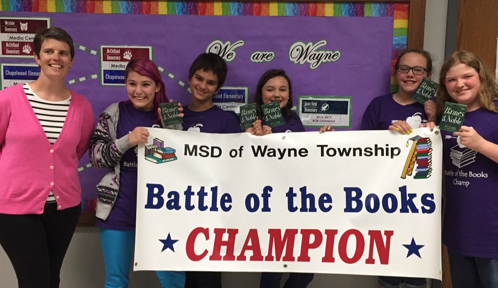 And the winner is @SFE_Library  Congrats on winning #wearewayne #battleofthebooks