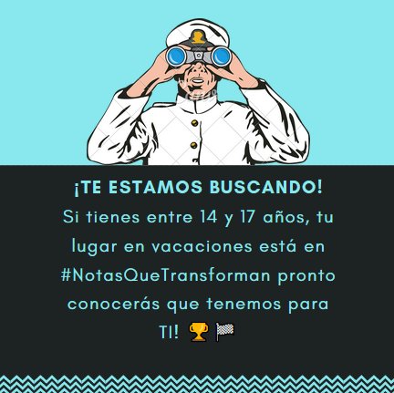 NotasqueTransfo's tweet photo. ¡Te estamos buscando! 🧐🧐#Conócenos https://t.co/vZekHcFEwe