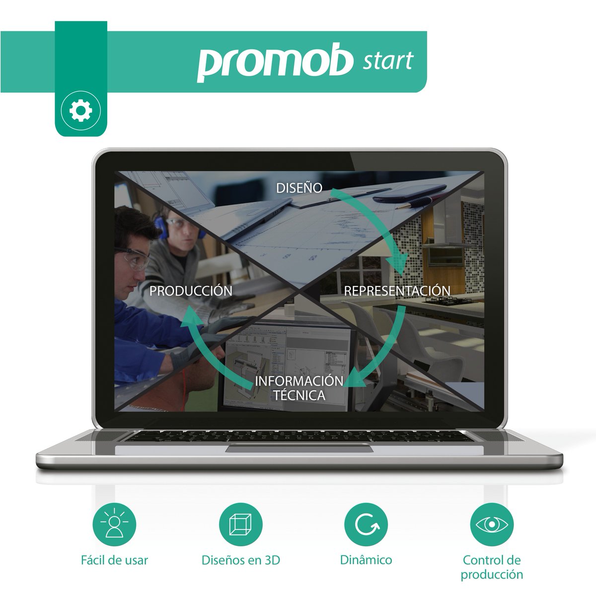 promob_mexico's tweet photo. #PromobStart es la solución completa, desde el diseño hasta la fabricación y producción, en una sola herramienta. https://t.co/HtHvIWqB0W https://t.co/I3Nr7gRY7q