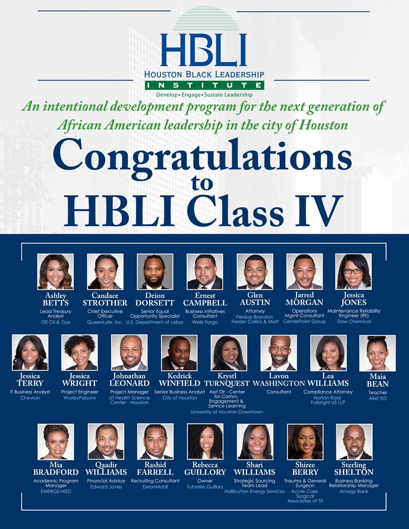 Our_Houston's tweet photo. Congratulations #HBLI #class4 https://t.co/gHEsKxk4gh